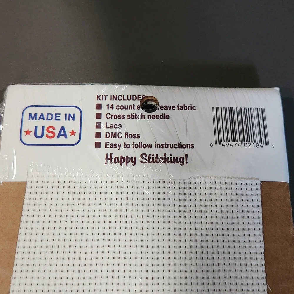 The New Berlin Co. ABC Cross Stitch Bookmark Kit 2184 Count Easy Instructions